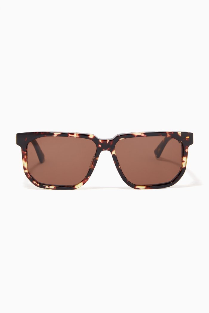 

Rectangular Sunglasses, Brown