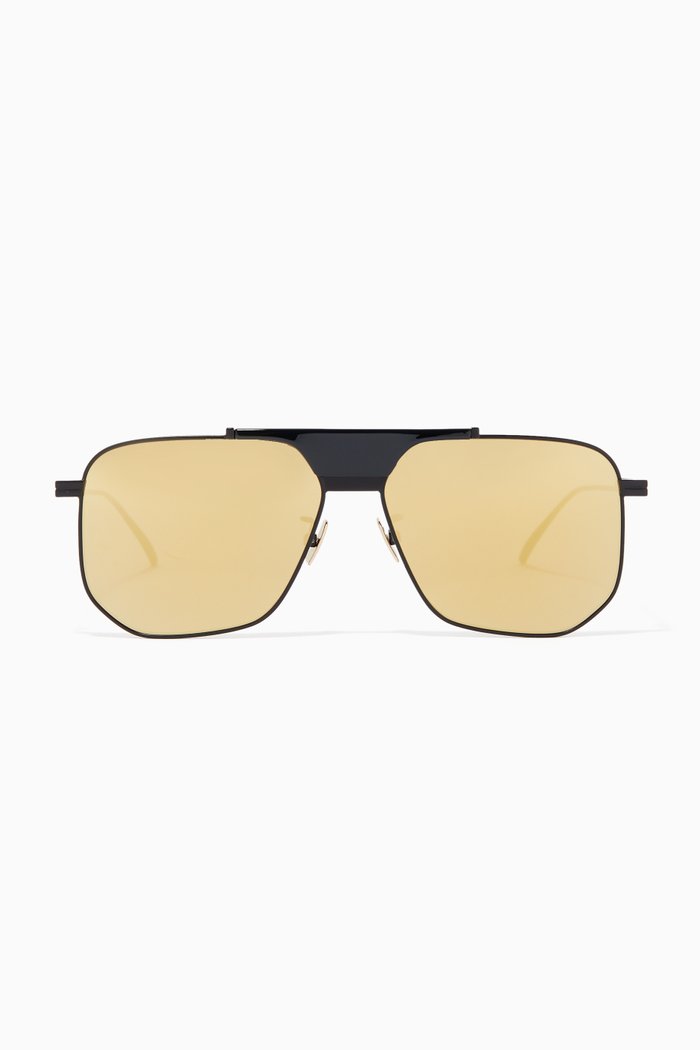 

Rectangular Sunglasses, Brown