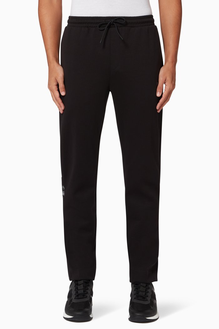 

Haiko Jersey Logo Sweatpants, Black