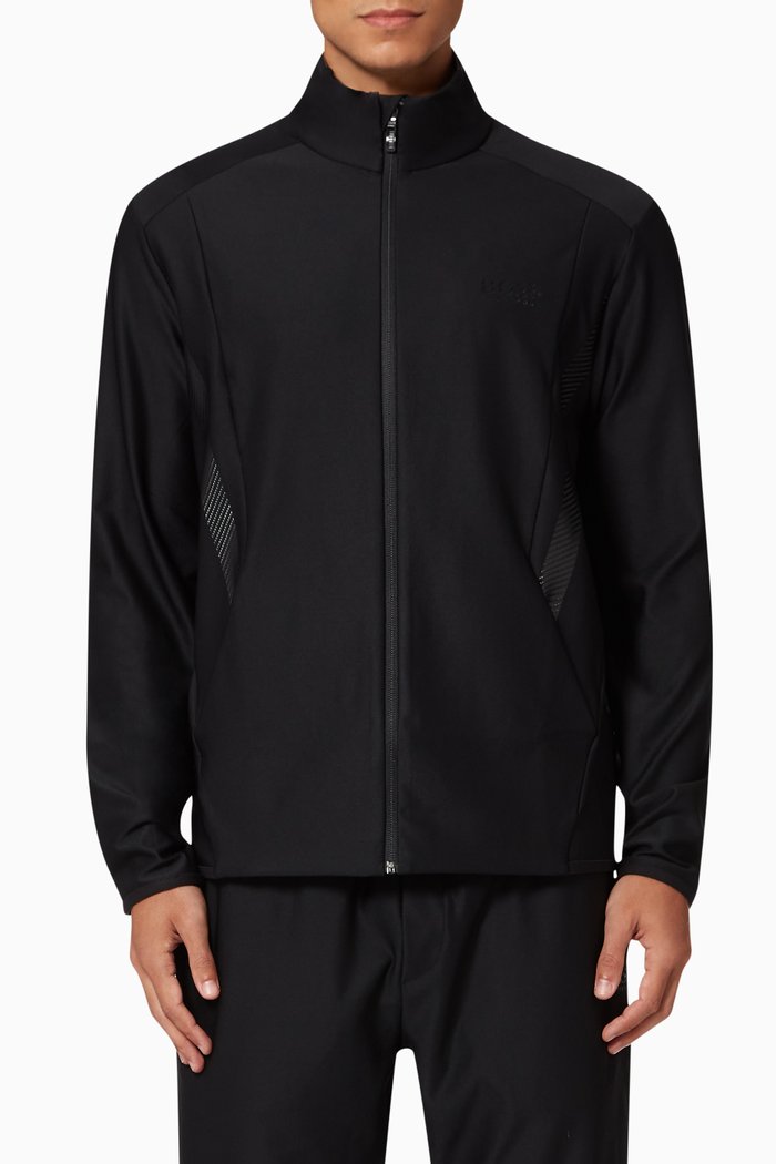 

Sicon Zip-Through Sweatshirt, Black