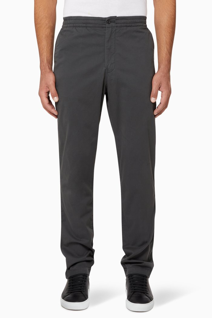 

Stretch Twill Polo Prepster Pants, Black