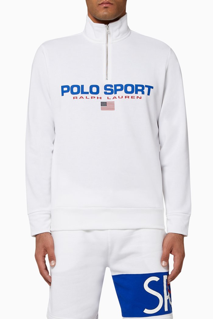

Polo Sport Fleece Sweatshirt, White