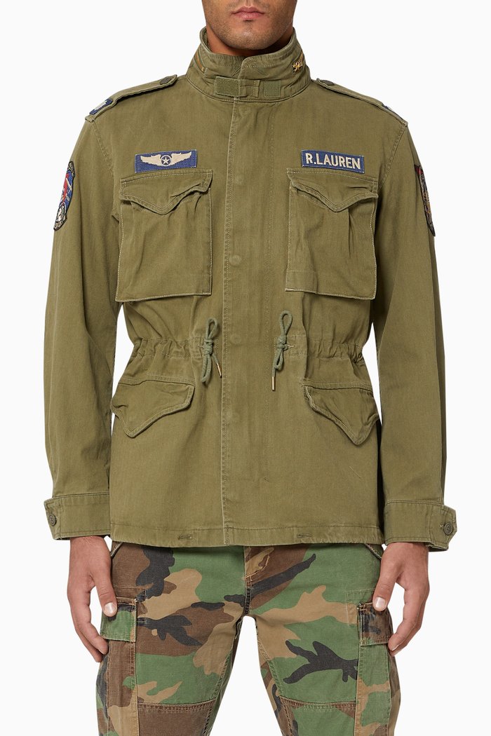 M65 Combat Cotton Twill Jacket, Neutral