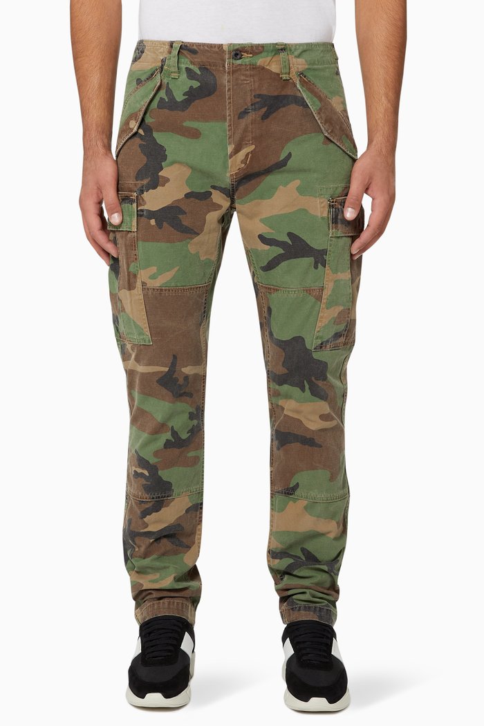 

Classic Tapered Fit Cotton Cargo Pants, Neutral