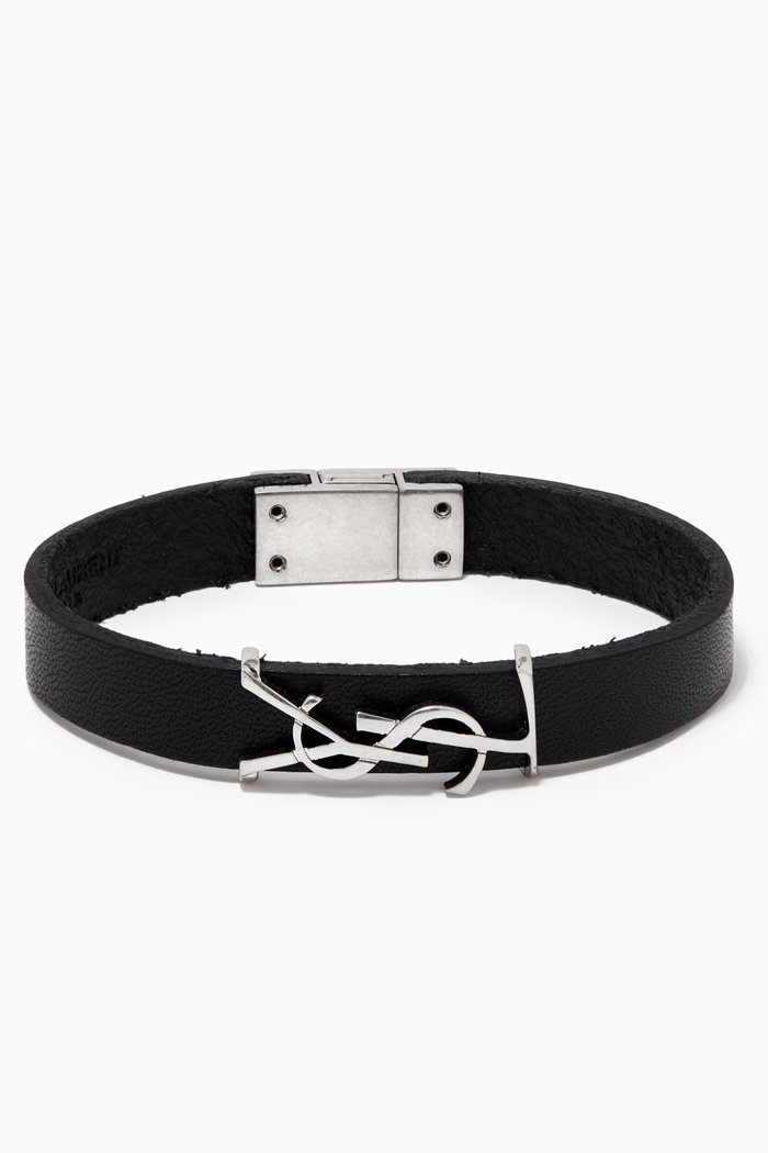 

Opyum Bracelet in Smooth Leather, Black
