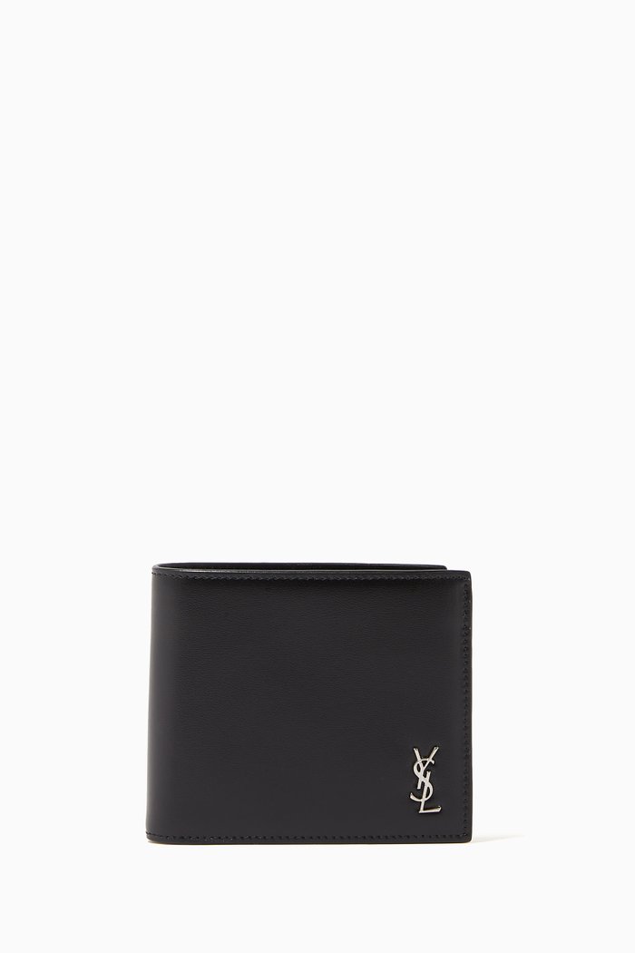 

Tiny Monogram E/W Wallet in Matte Leather, Black