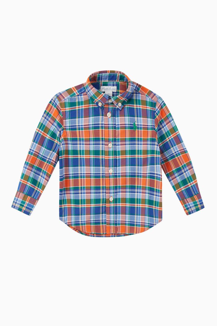 

Plaid Performance Poplin Shirt, Multicolour