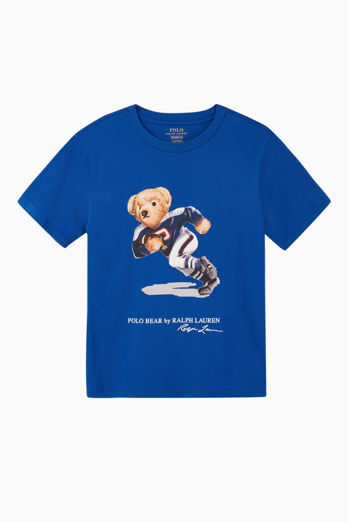 Polo Bear Jersey T-Shirt, Blue