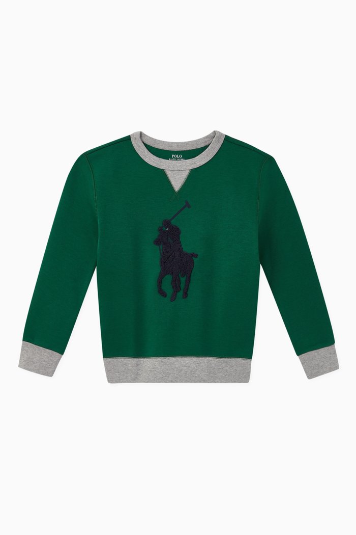 

Big Pony Cotton Sweatshirt, Green