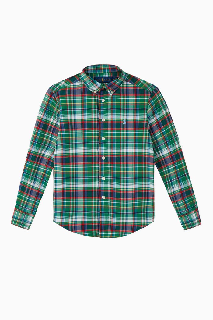 

Plaid Performance Poplin Shirt, Multicolour