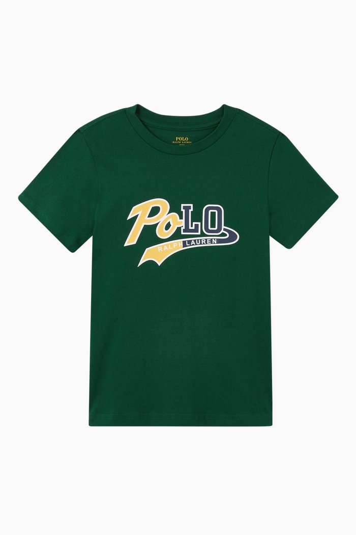 

Logo Cotton Jersey T-Shirt, Green
