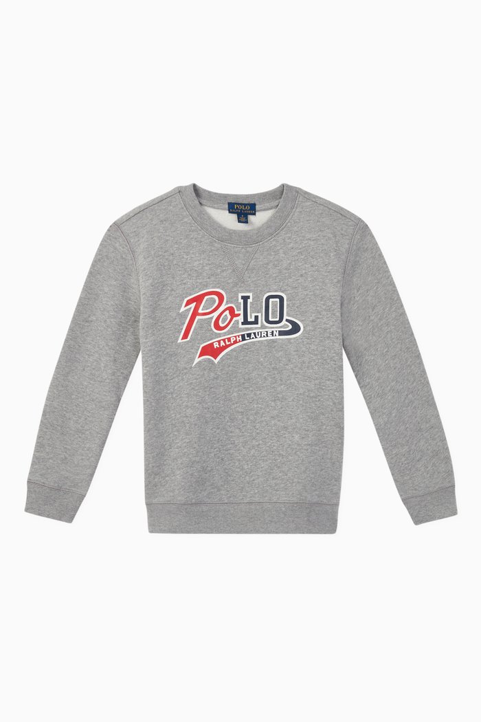 

Logo Fleece Sweatshirt, Grey