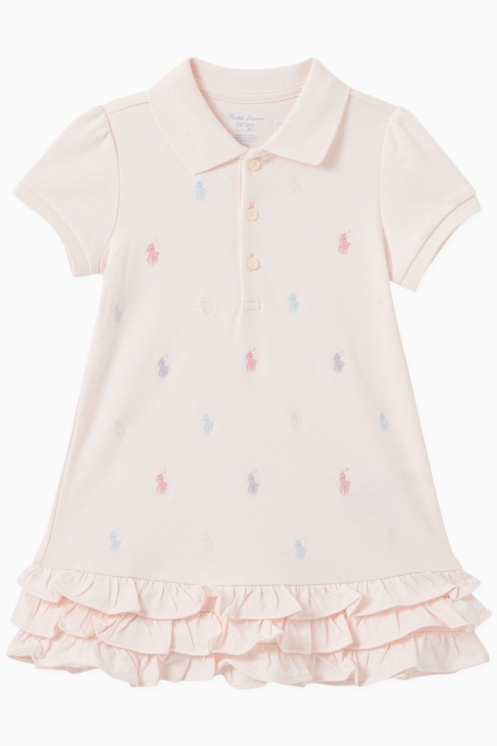 

Embroidered Dress & Bloomers, Pink