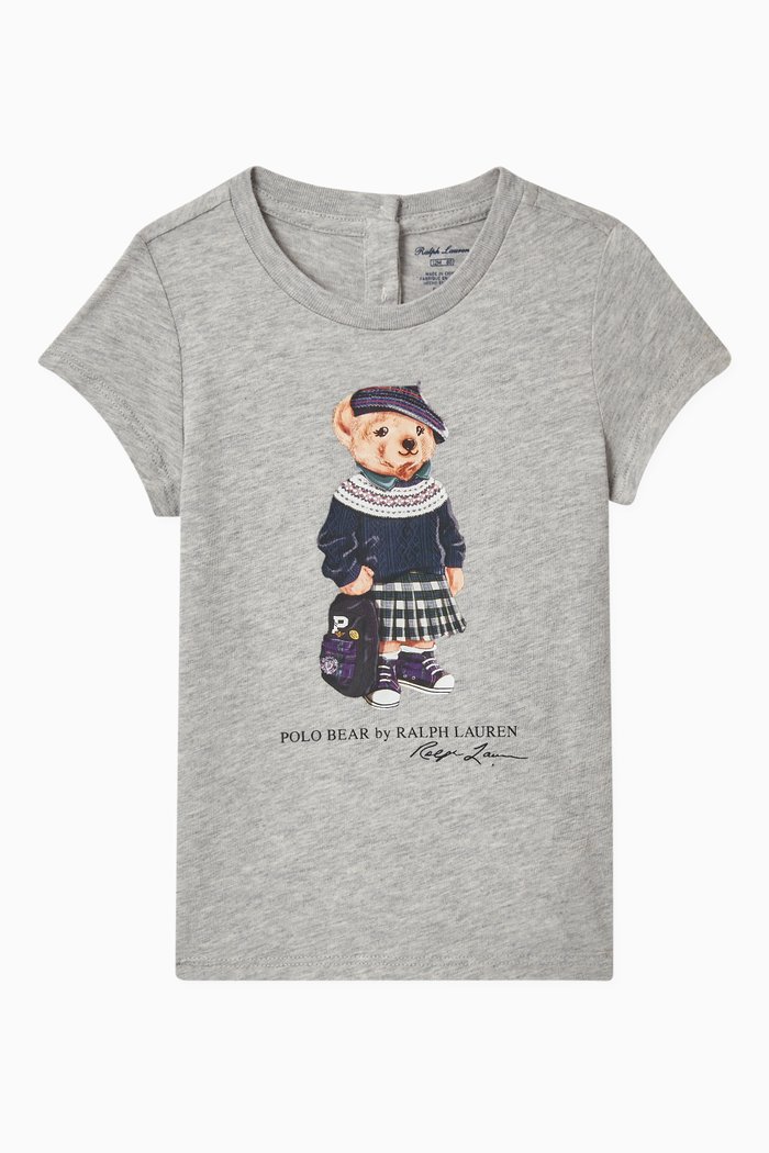 

Backpack Bear Jersey T-Shirt, Grey