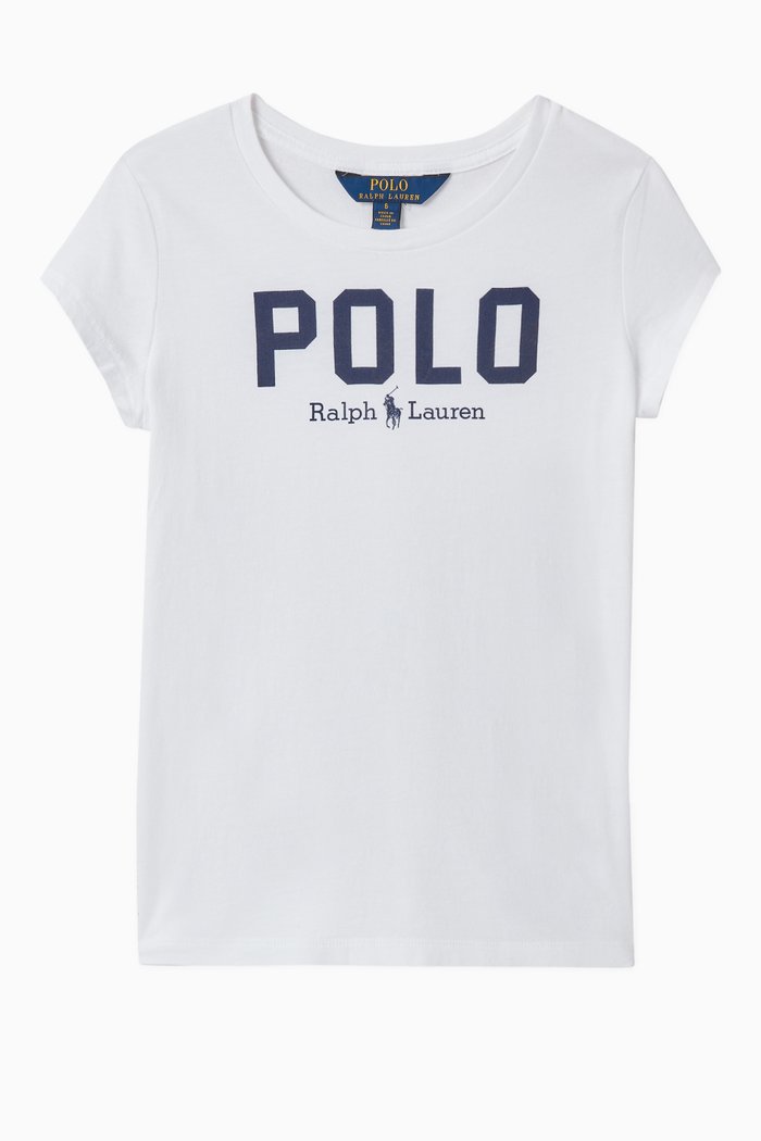 

Polo Cotton Jersey T-Shirt, White