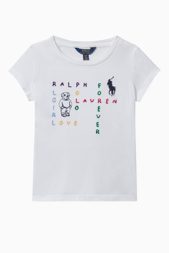

Cotton Jersey Graphic T-Shirt, White