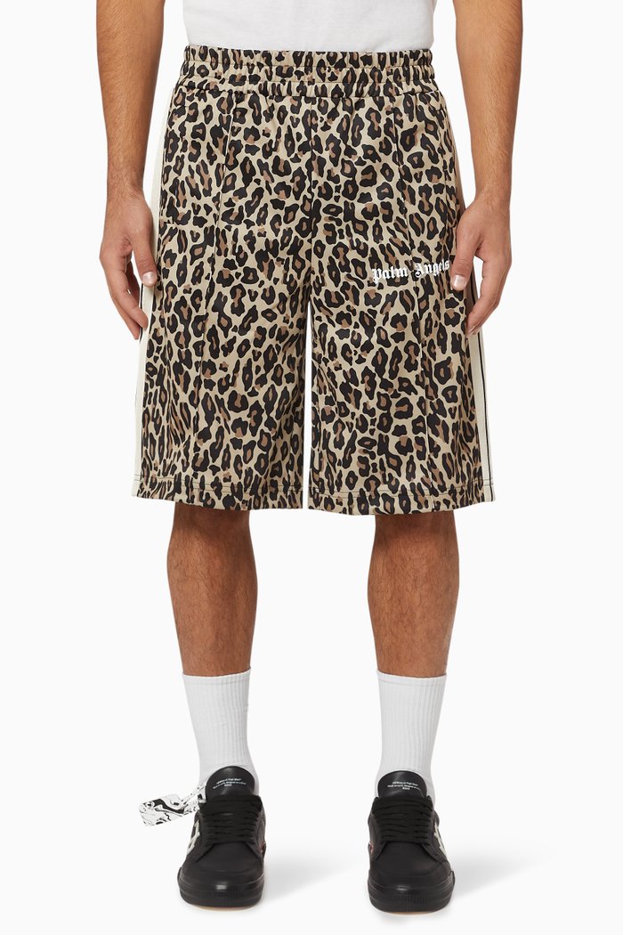 

Leopard Track Shorts, Yellow