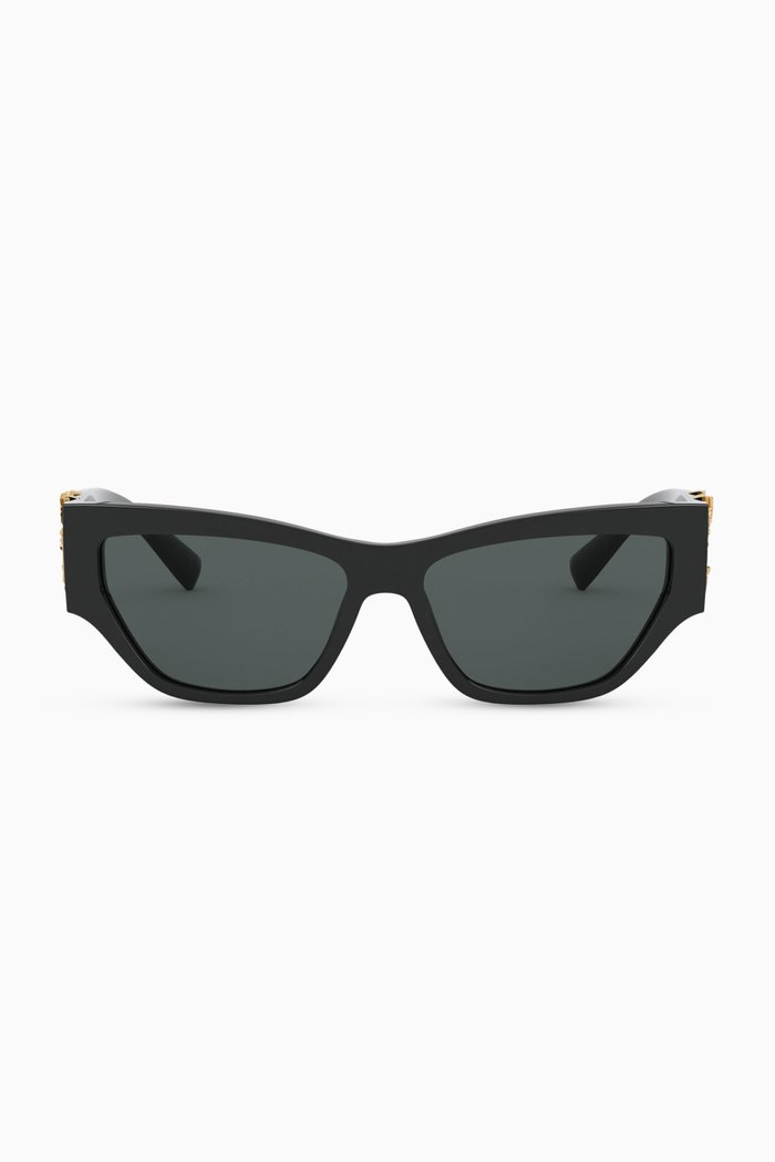 

Versace Virtus Cat-Eye Sunglasses, Black
