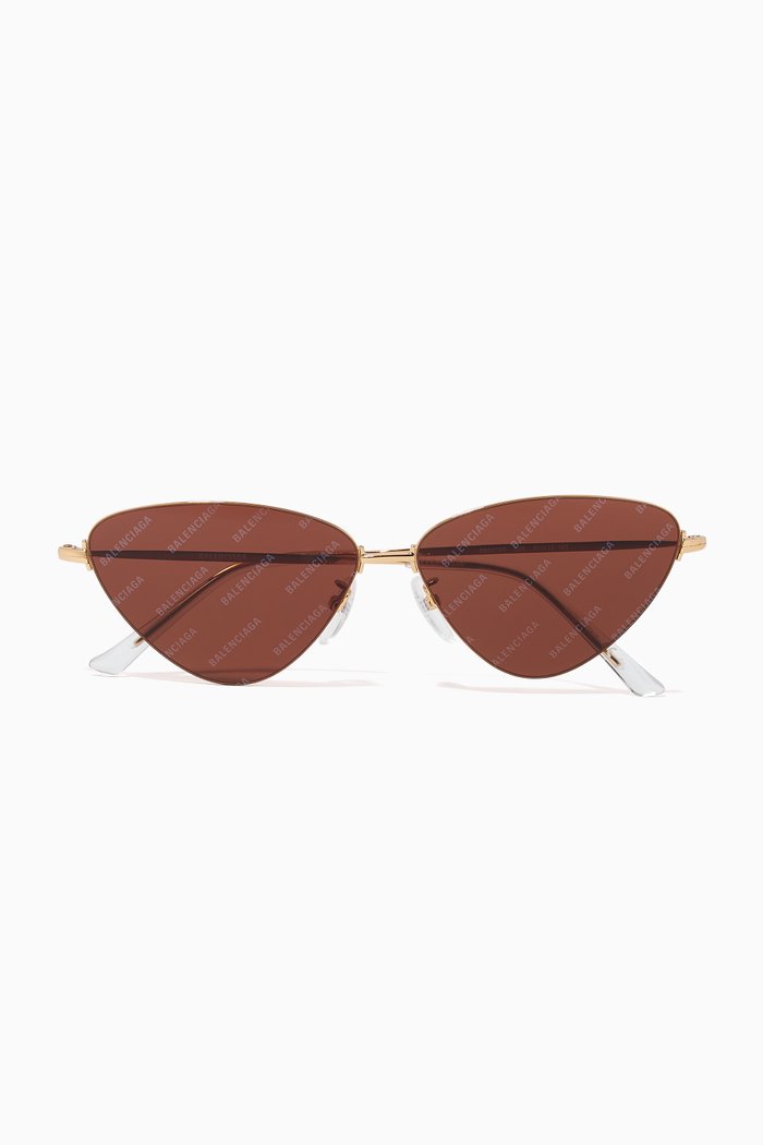 

Invisible Cat Sunglasses in Metal, Black