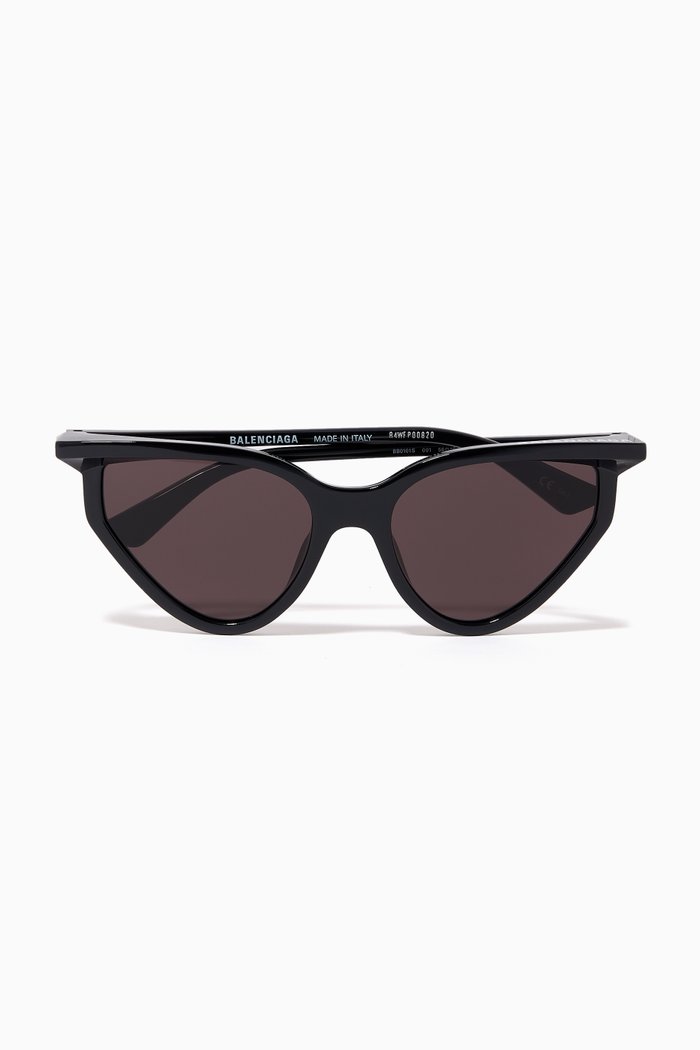 

Rim Cat Sunglasses in Nylon, Black