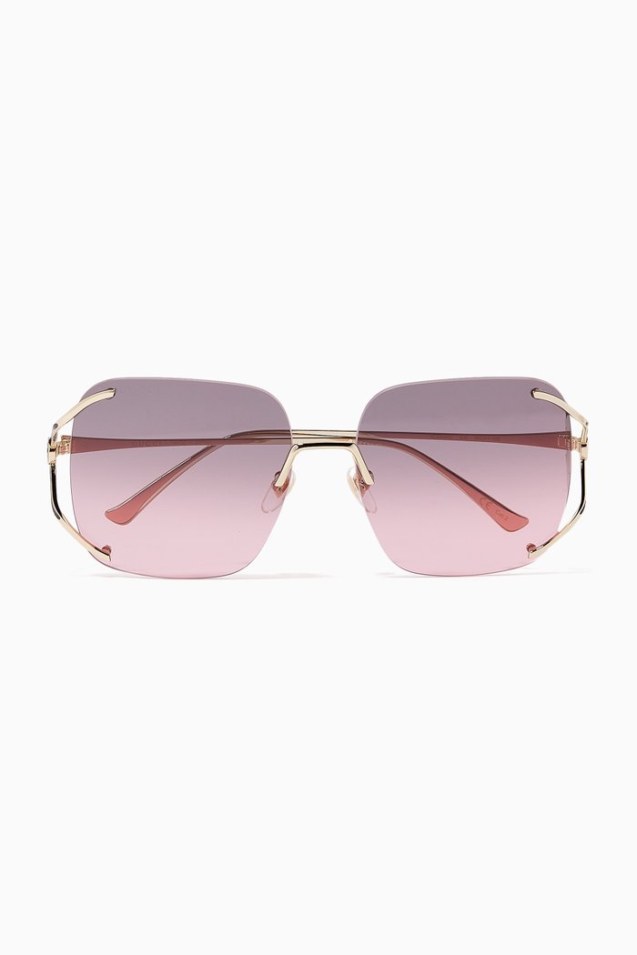

Square Metal Sunglasses, Silver