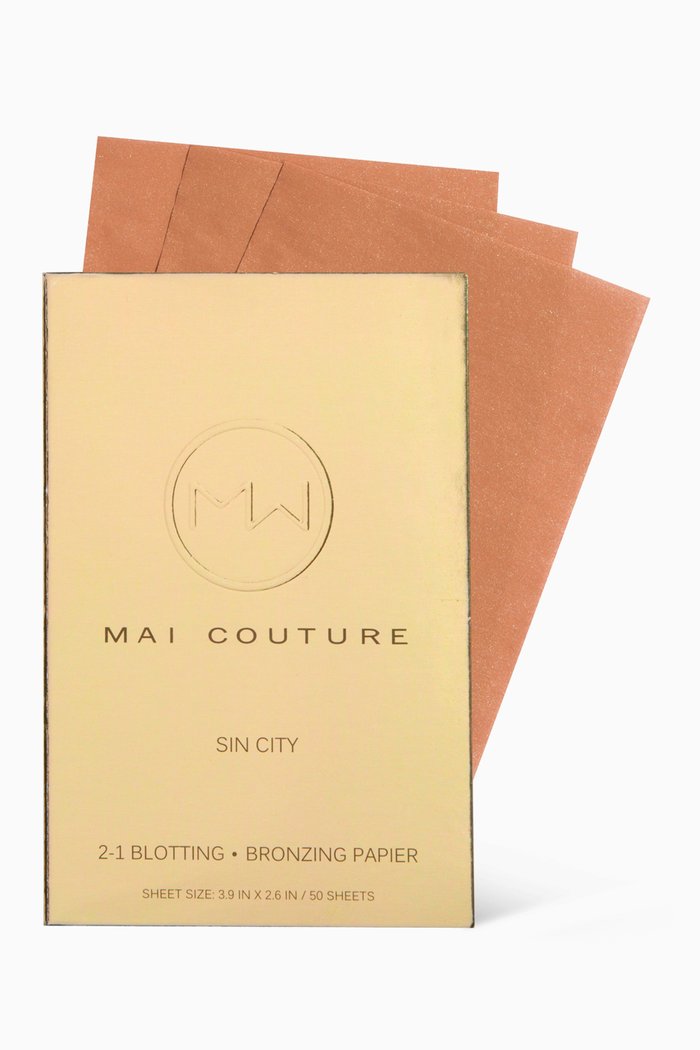 

2-in-1 Blot/ Bronze Sin City Blotting Sheet, Multicolour
