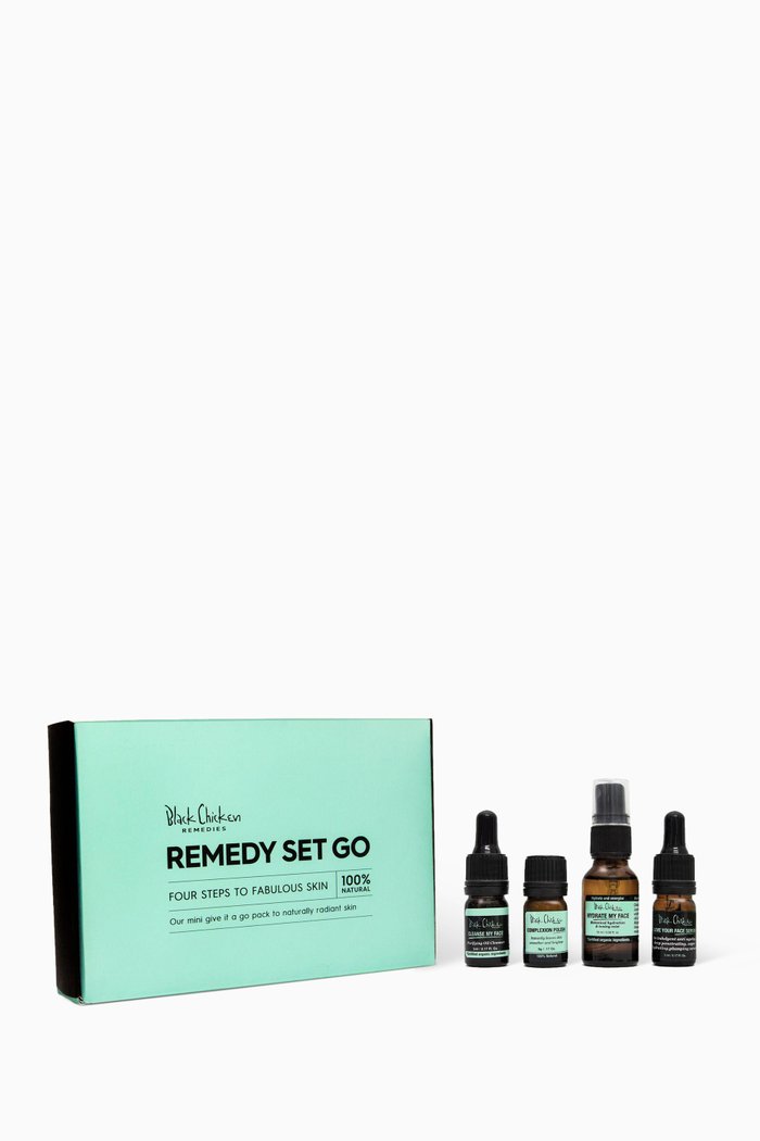 

Remedy, Set, Go! Natural Skincare Trial Pack, Multicolour