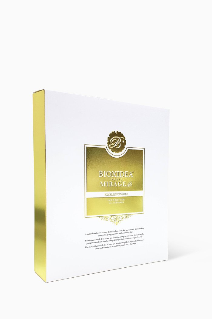 

Mirage48 Excellence Gold Face & Body Mask, Set of Three, Multicolour