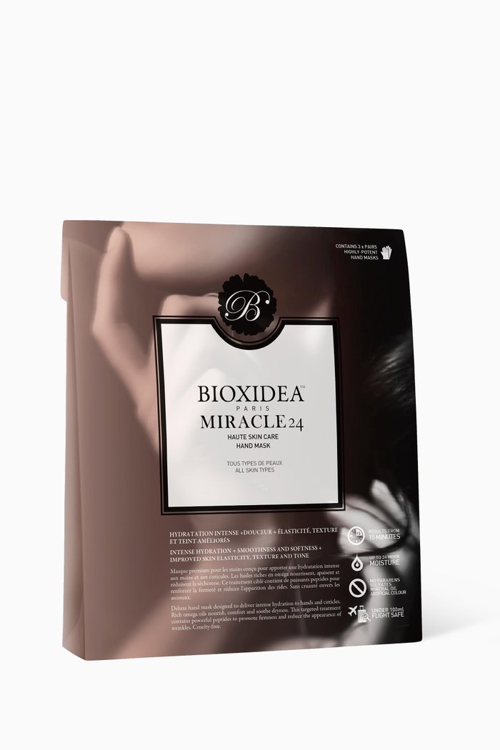 

Miracle24 Haute Skin Care Hand Mask, Set of Three, Multicolour