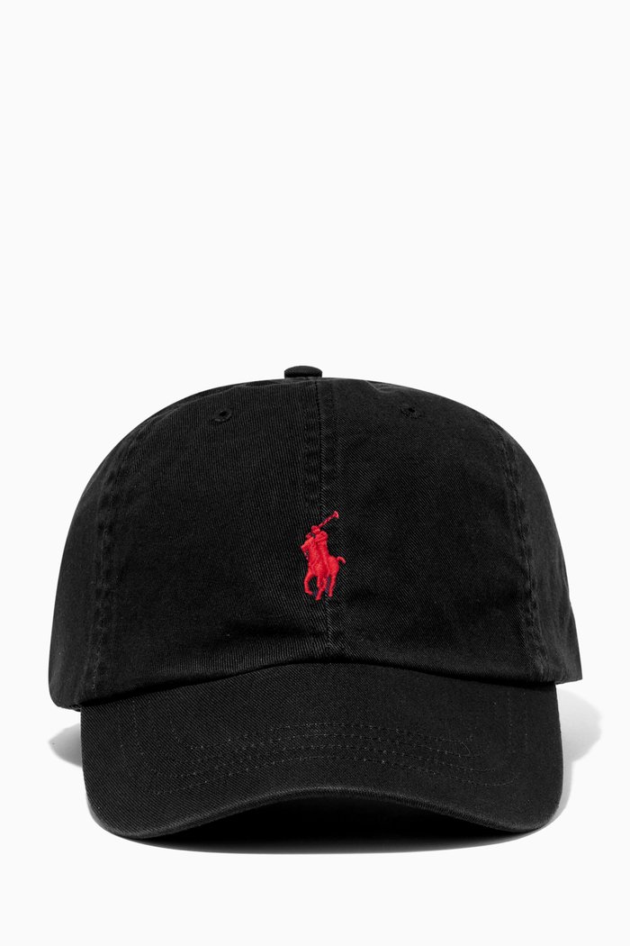 

Polo Classic Sports Cap in Cotton, Black
