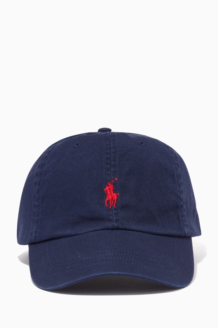 

Polo Classic Sports Cap in Cotton, Blue