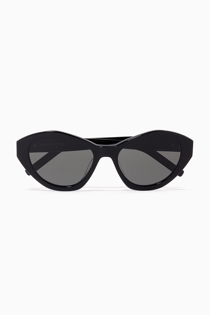 

SLM60 Cat Eye Sunglasses, Black