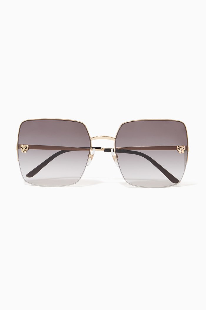 

Panthère de Cartier Sunglasses, Silver