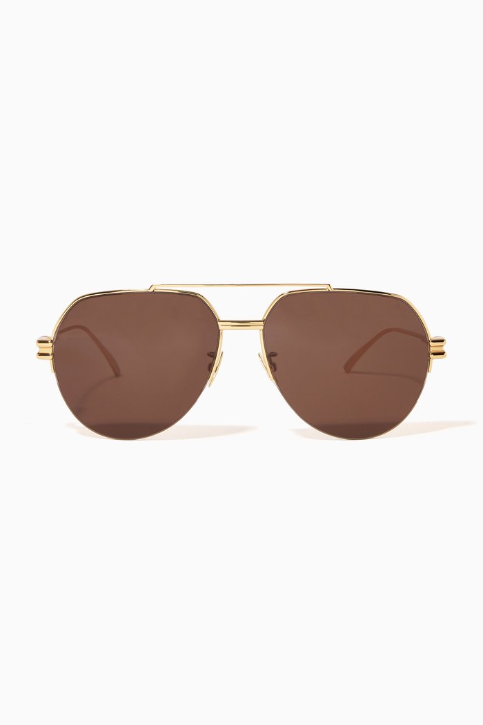 

Aviator Sunglasses, Gold