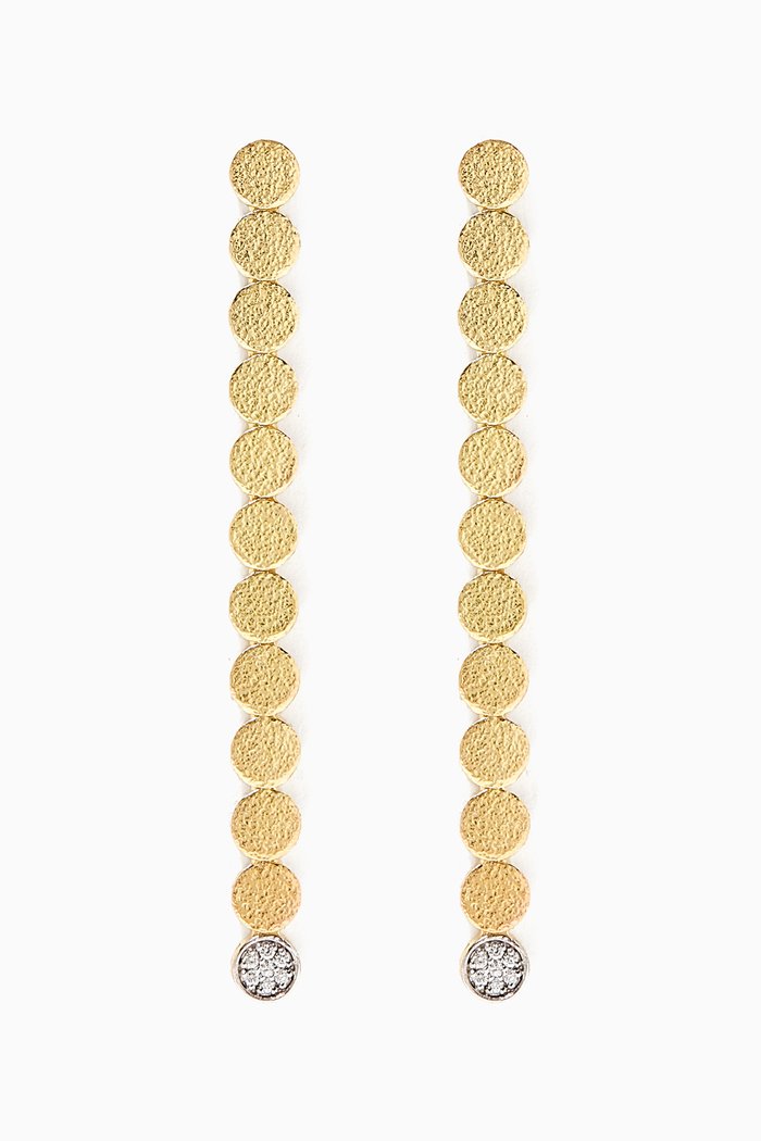 

The Charming Strand Diamond Earrings in 18kt Gold