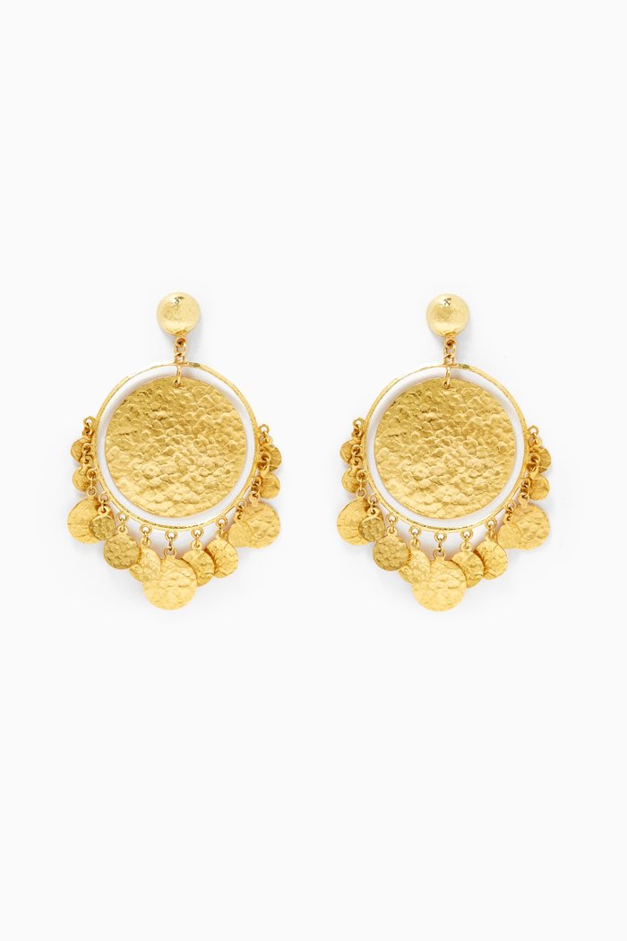

Classic Coin Earrings in 18kt Gold