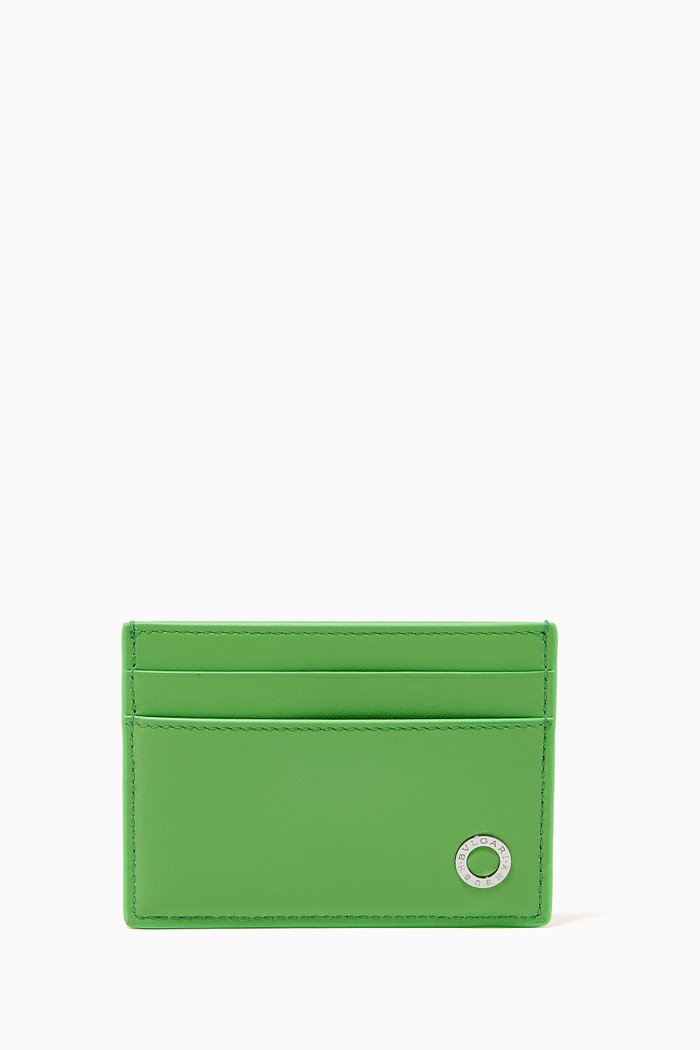 

x Ambush Card Holder in Nappa, Green