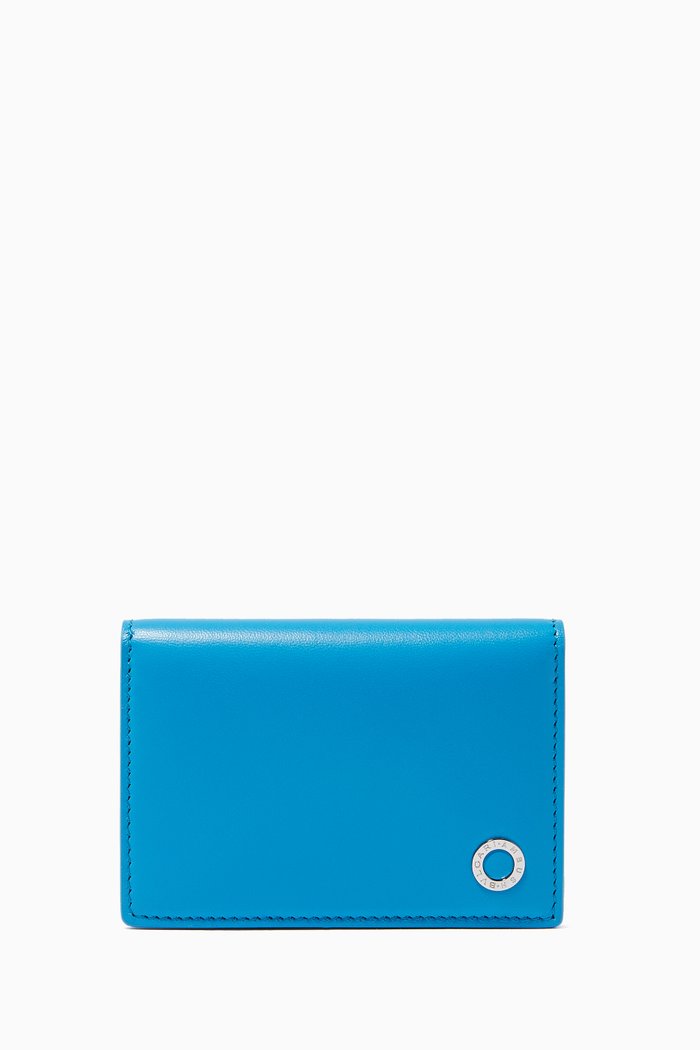 

x Ambush Fold Card Holder in Nappa, Blue
