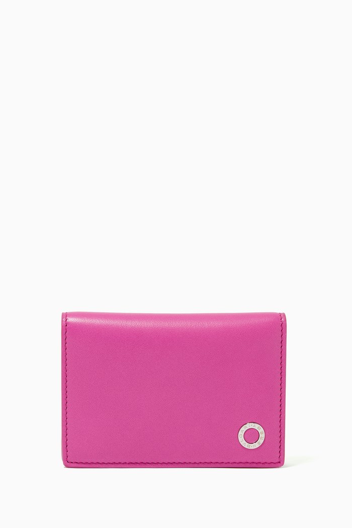 

x Ambush Fold Card Holder in Nappa, Purple