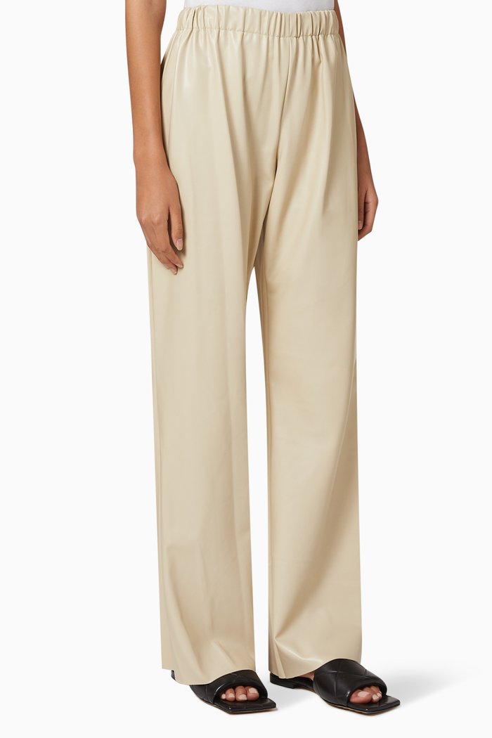 

Savannah Satin Pants, Neutral