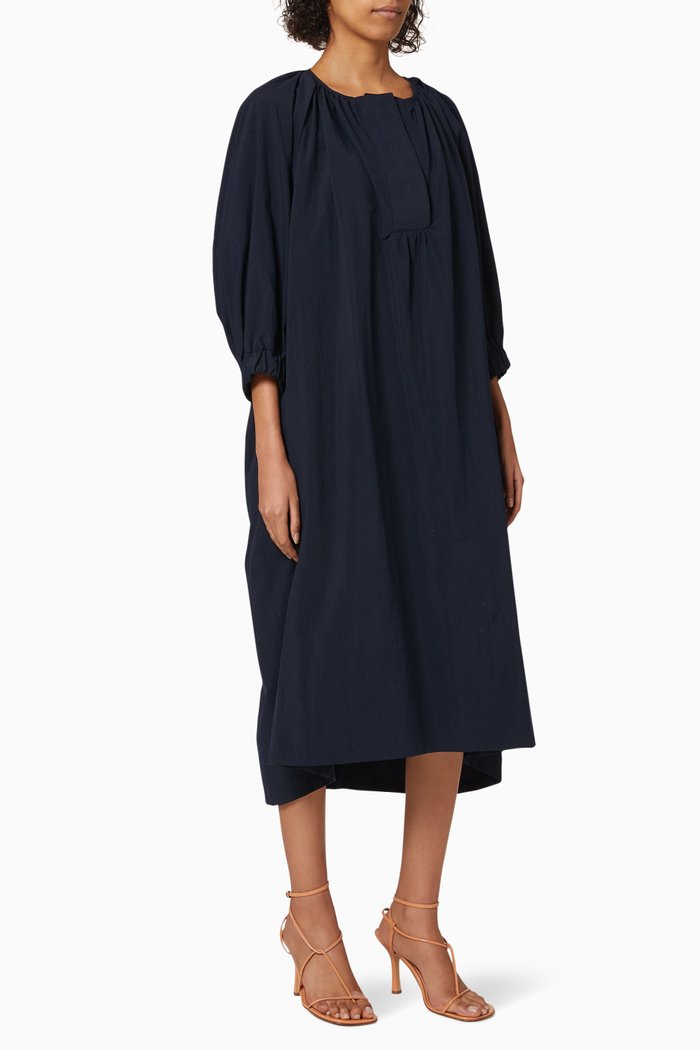 

Elise Cotton Dress, Blue