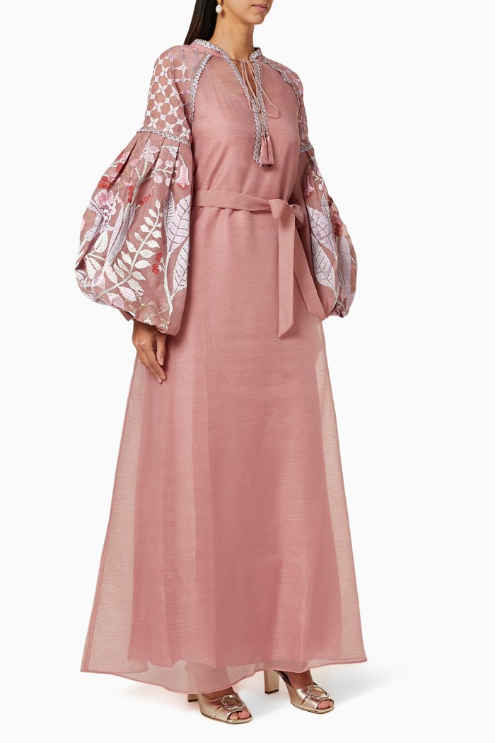 

Amaranth Garden Kaftan, Pink
