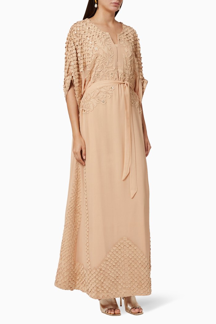 

Jacqueline Silk Kaftan, Neutral