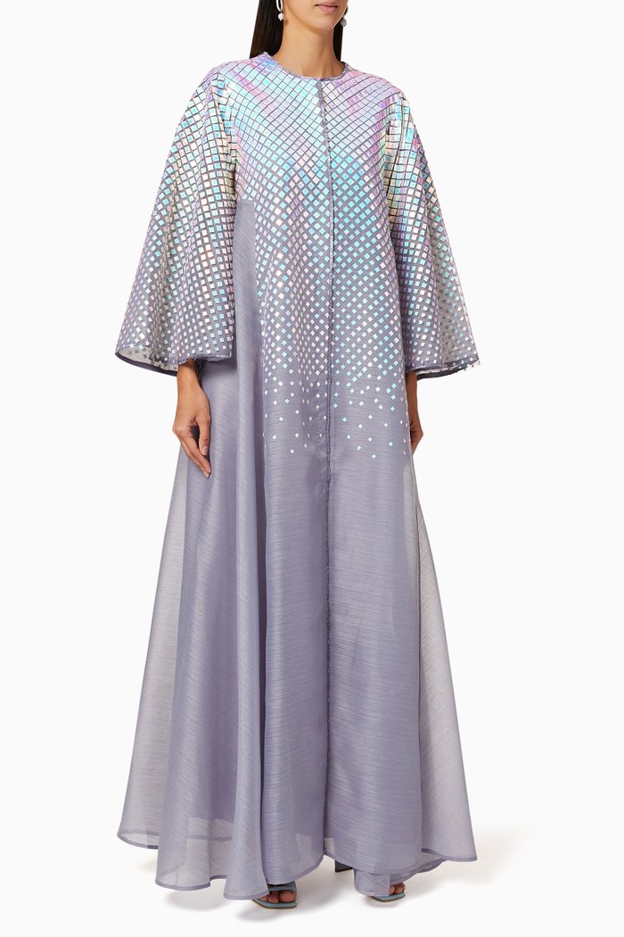 

Zirconium Iridescent Kaftan, Purple