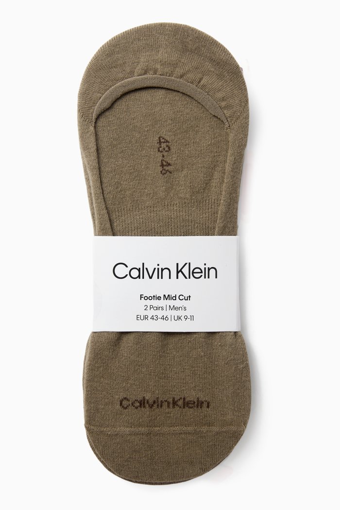 

Invisible Socks in Cotton Blend, Set of 2, Neutral
