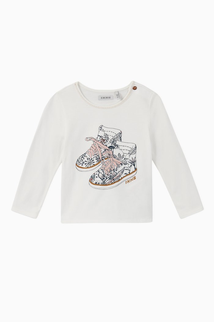 

Porcelain Trainers Graphic T-Shirt, White