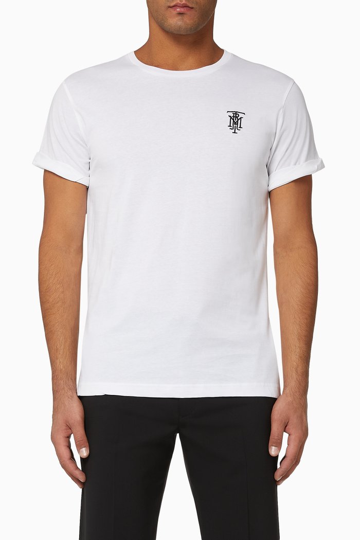 

MTR Monogram Jersey T-Shirt, White