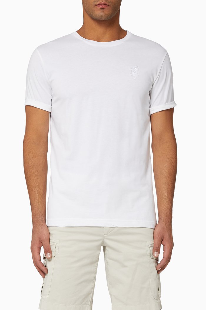 

MTR Monogram Jersey T-Shirt, White