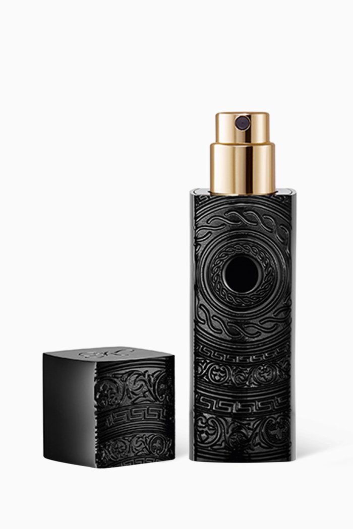 

Black Empty Refillable Travel Spray, Colourless