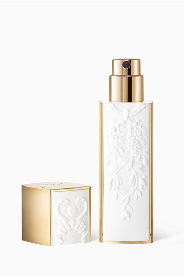 

White Empty Refillable Travel Spray, Colourless